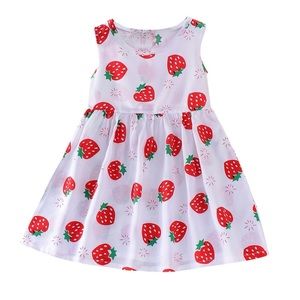 Toddler Girls Sleeveless Tank Dress 12-24 Months NEW